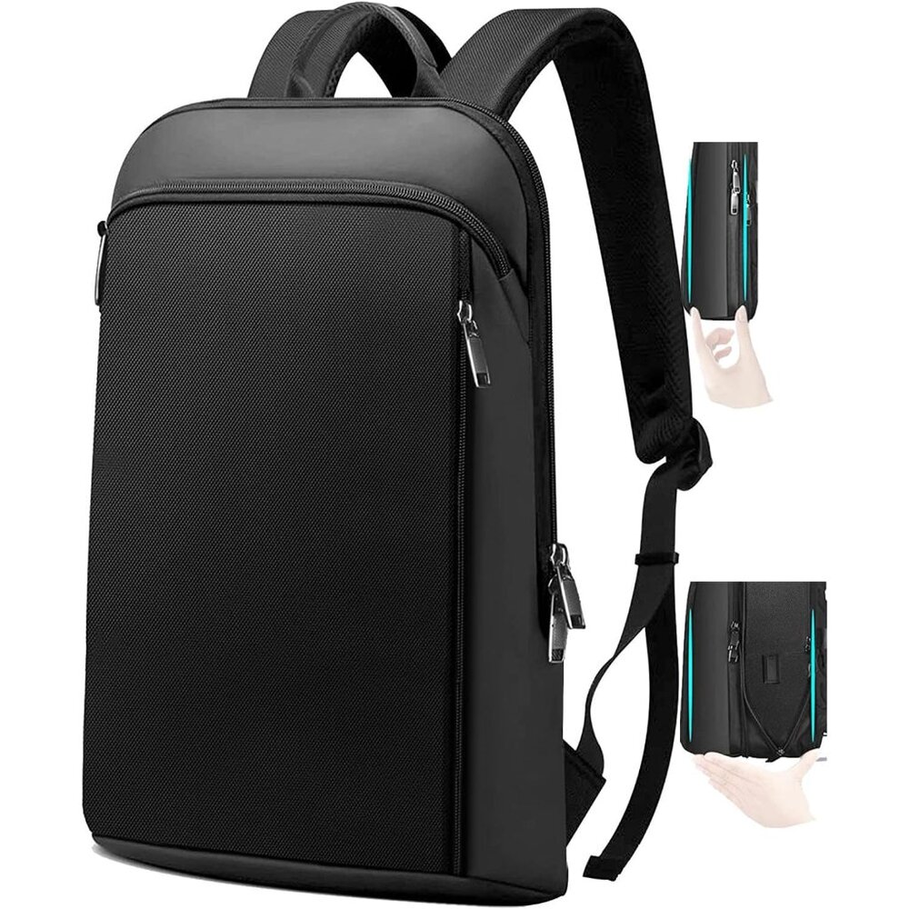 Water-Resistant Stylish Laptop Backpack For Men & Women - Anti-Theft Features